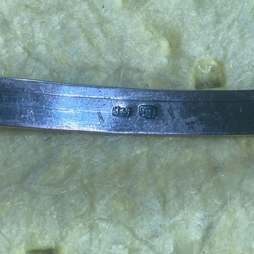 VINTAGE 835 SILVER BRACELET - Picture 3 of 3